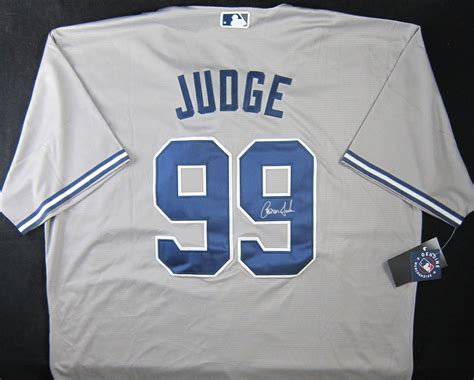 Aaron Judge Signed Jersey - Memorabilia Center