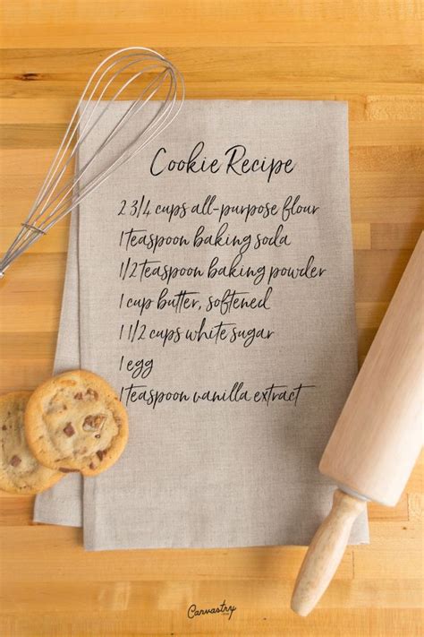 Personalized Kitchen Towels With Recipe - Banana-breads.com