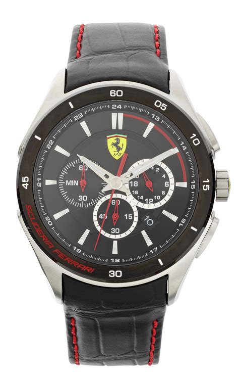 | Argos | Scuderia Ferrari - Mens Gran Premio Black Strap - Watch