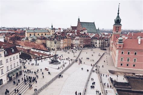 WARSAW, POLAND - March 2018 View of Old Town - Warsaw City Center Stock Image - Image of ...