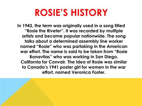 PPT - Rosie the Riveter PowerPoint Presentation, free download - ID:2569947