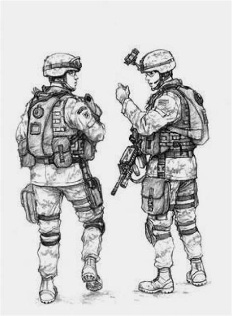 How To Draw A Soldier Really Easy Drawing Tutorial So - vrogue.co