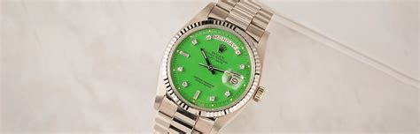 Rolex Day-Date Green Dial Watches - Bob's Watches