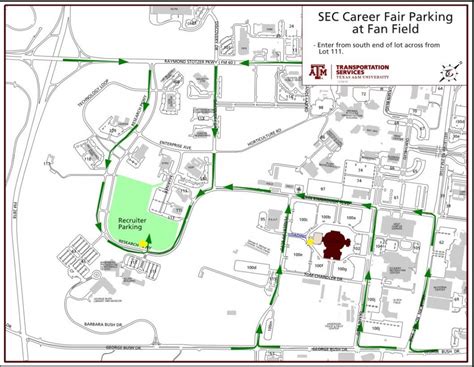 Parking - Student Engineers' Council - Texas A&m Parking Map | Printable Maps