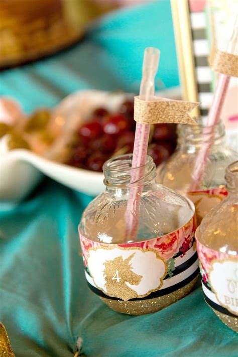 Kara's Party Ideas Glamorous Unicorn Birthday Party | Kara's Party Ideas