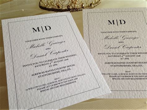 Make your own wedding invitations?