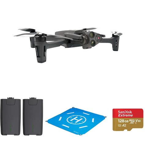 Parrot ANAFI USA Thermal Drone Bundle with Spare Batteries, 128GB microSD Memory Card, Landing ...