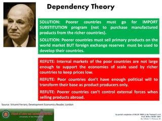 Report Prebisch Frank dependency theory | PPT