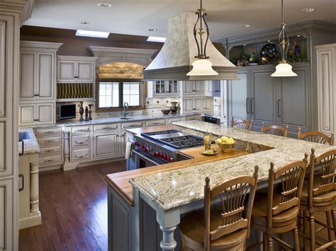 Kitchen Island With Granite Top And Breakfast Bar - Foter