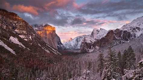 #mountains #nature #winter #landscape Yosemite National Park #USA #4K #wallpaper #hdwallpaper # ...