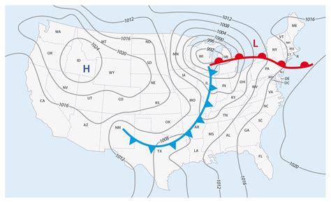 Know the Difference Between Weather Fronts Like a Meteorologist in 2021 | Weather map, Weather ...