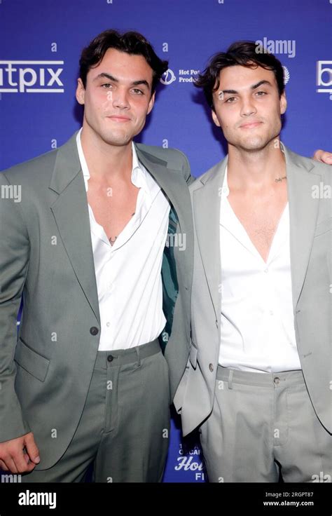 Hollywood, Ca. 10th Aug, 2023. Ethan Dolan and Grayson Dolan at the Opening Night Of The 19th ...