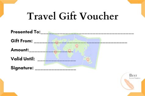 Free Blank Printable Gift Voucher Template in Word & PDF