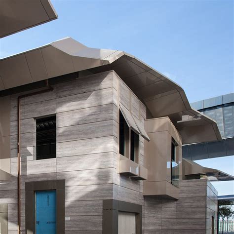 Panel cladding - ALUCOBOND® LEGNO - ALUCOBOND - composite / aluminum / coating