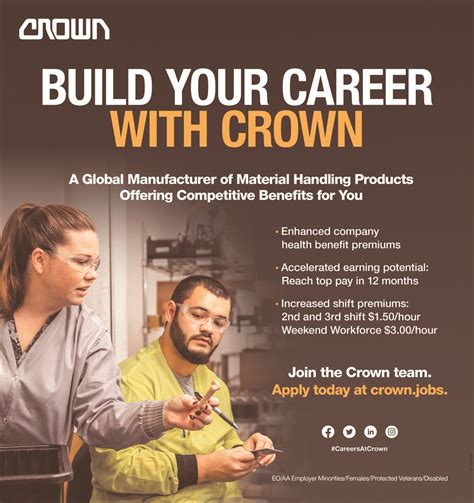 Build Your Career With Crown, Crown Equipment Corporation