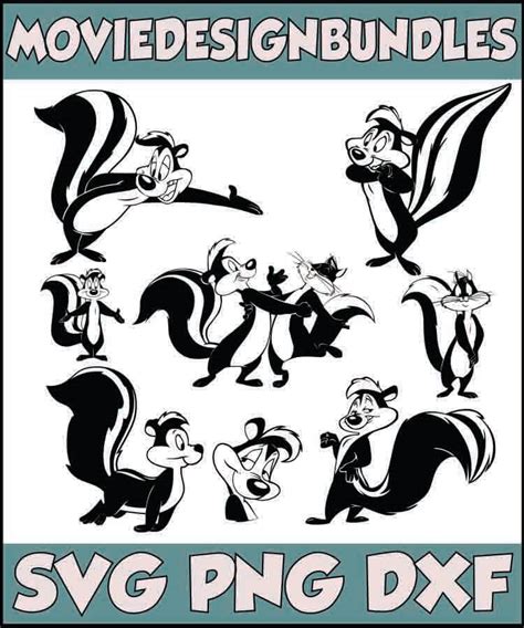 Pepe Le Pew Looney Tunes Outline Svg Bundle | nebankovnidum.cz