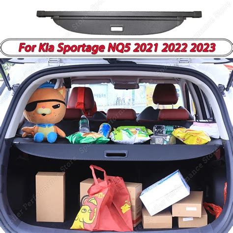 For-Kia-Sportage-NQ5-2021-2022-2023-Rear-Trunk-Cargo-Retractable-Cover-Load-Bearing-Storage ...