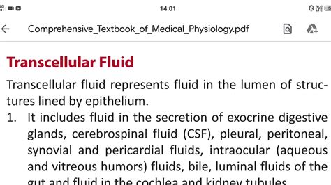 Extracellular Fluid