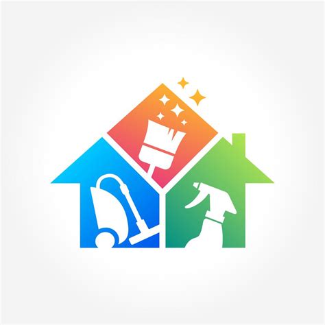 House Cleaning Business Symbol Design 561774 Vector Art at Vecteezy