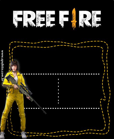 Festa tema FREE FIRE: Convite para impressão free fire Chroma Key, Boy Photography Poses ...