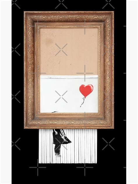 "Banksy Auction Prank Shredded Artwork Girl with Balloon" Poster for Sale by WE-ARE-BANKSY ...