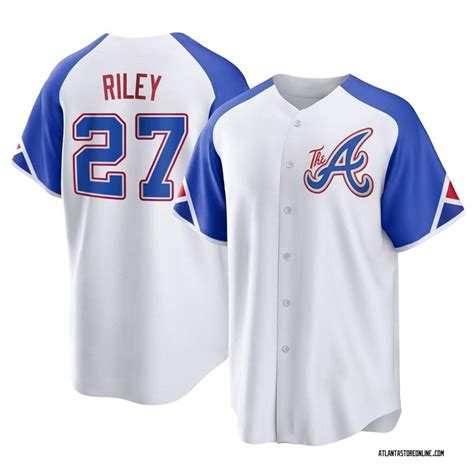 Austin Riley Youth Atlanta Braves 2023 City Connect Jersey - White Replica