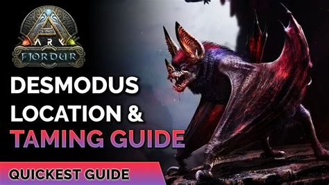 Desmodus Location and Taming Guide | Ark Fjordur - YouTube