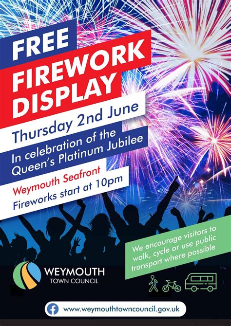 Weymouth Jubilee & August Seafront Fireworks Display Announced - Love Weymouth Tourist ...