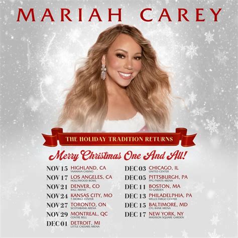 Mariah Carey Christmas Concert Setlist 2025 - Rodi Vivian