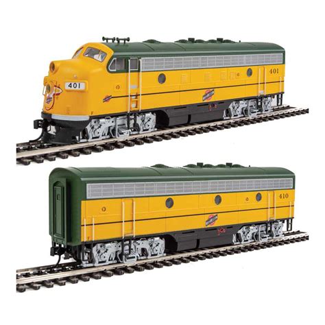 Walthers Mainline HO F7A-B Set Chicago Northwestern "Stagecoach ...