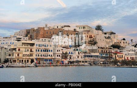 CHORA, GREECE - MARCH 9: Chora old town, Paros island, Greece on March 9, 2018. Chora is a ...