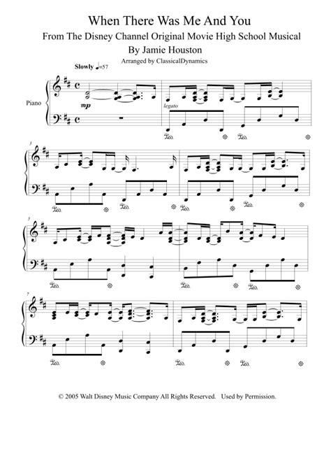 When There Was Me And You Sheet Music | Vanessa Anne Hudgens | Piano Solo