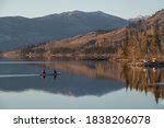 Canoer paddling on a lake image - Free stock photo - Public Domain photo - CC0 Images