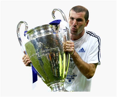 Zinedine Zidane - Zidane Serie A Trophy, HD Png Download - kindpng