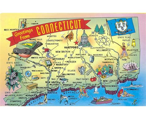 Maps of Connecticut | Collection of maps of Connecticut state | USA | Maps of the USA | Maps ...