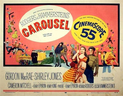 CAROUSEL - 1956 - orig rolled 22x28 Movie Poster - GORDON MACRAE ...