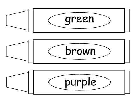 Pin by Marissa Lamb on Youth Coloring/printable charts | Crayon outline, Crayon coloring page ...