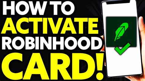 How To Activate Robinhood Debit Card (Quick and Easy) - YouTube