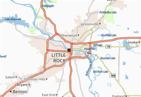 Map Of Little Rock Arkansas - Maping Resources