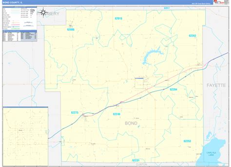 Bond County, IL Map Book - Basic