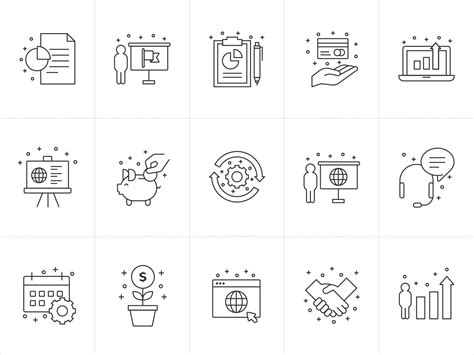 20 Free Business Vector Icons (PSD)