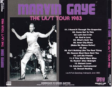 Soundaboard: Marvin Gaye LIVE Indianapolis, IN June 1983