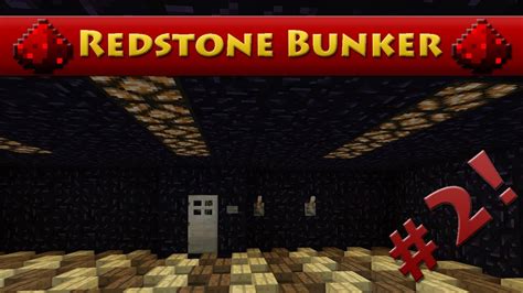 Minecraft Redstone Bunker - Episode 2 - Door Lock! (HD) - YouTube