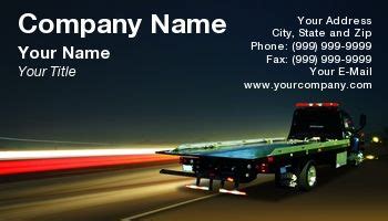 Towing Business Cards Templates | Arts - Arts