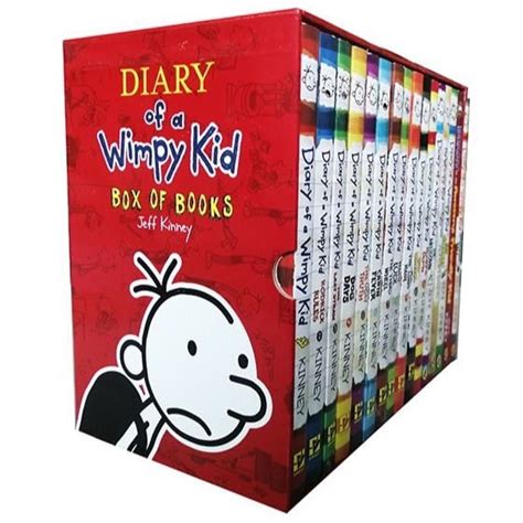 Diary Of A Wimpy Kid【16 volumes in box】Children's literature comics, J ...