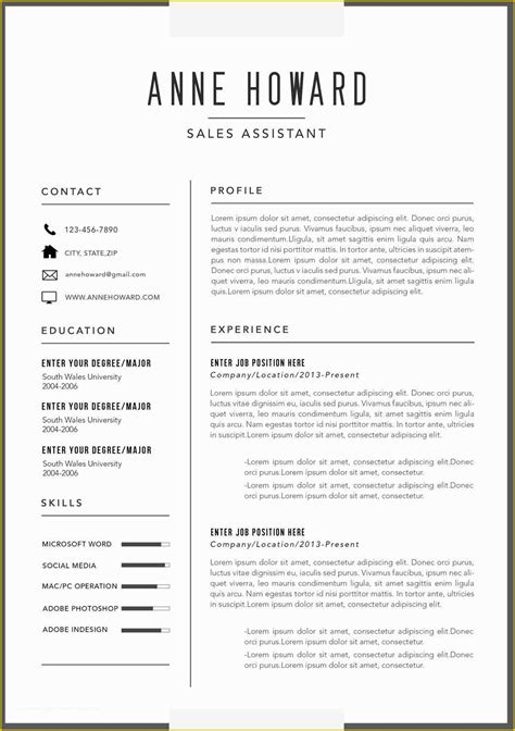 Corporate Resume Template Free Of the Best Modern Resume Templates for 2016 ...