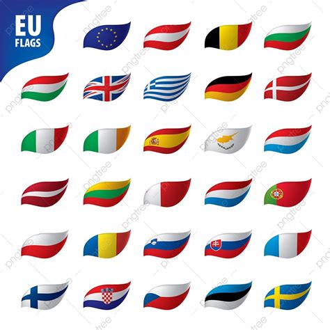 European Union Flag Vector PNG Images, Flags Of The European Union ...