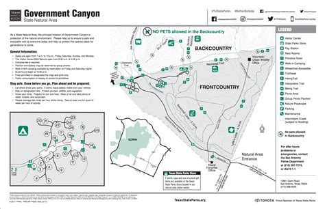 Facility Map — Friends Of Government Canyon