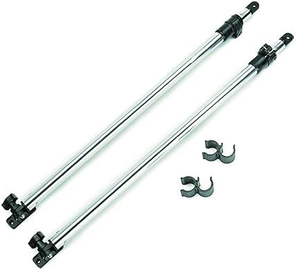 Amazon.com : MSC® New Adjustable Bimini Rear Support Poles, 1" Aluminum Support Poles,Fit Most ...