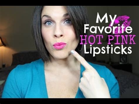 My favorite hot pink lipsticks | @girlythingsby_e | Beauty Chit Chat